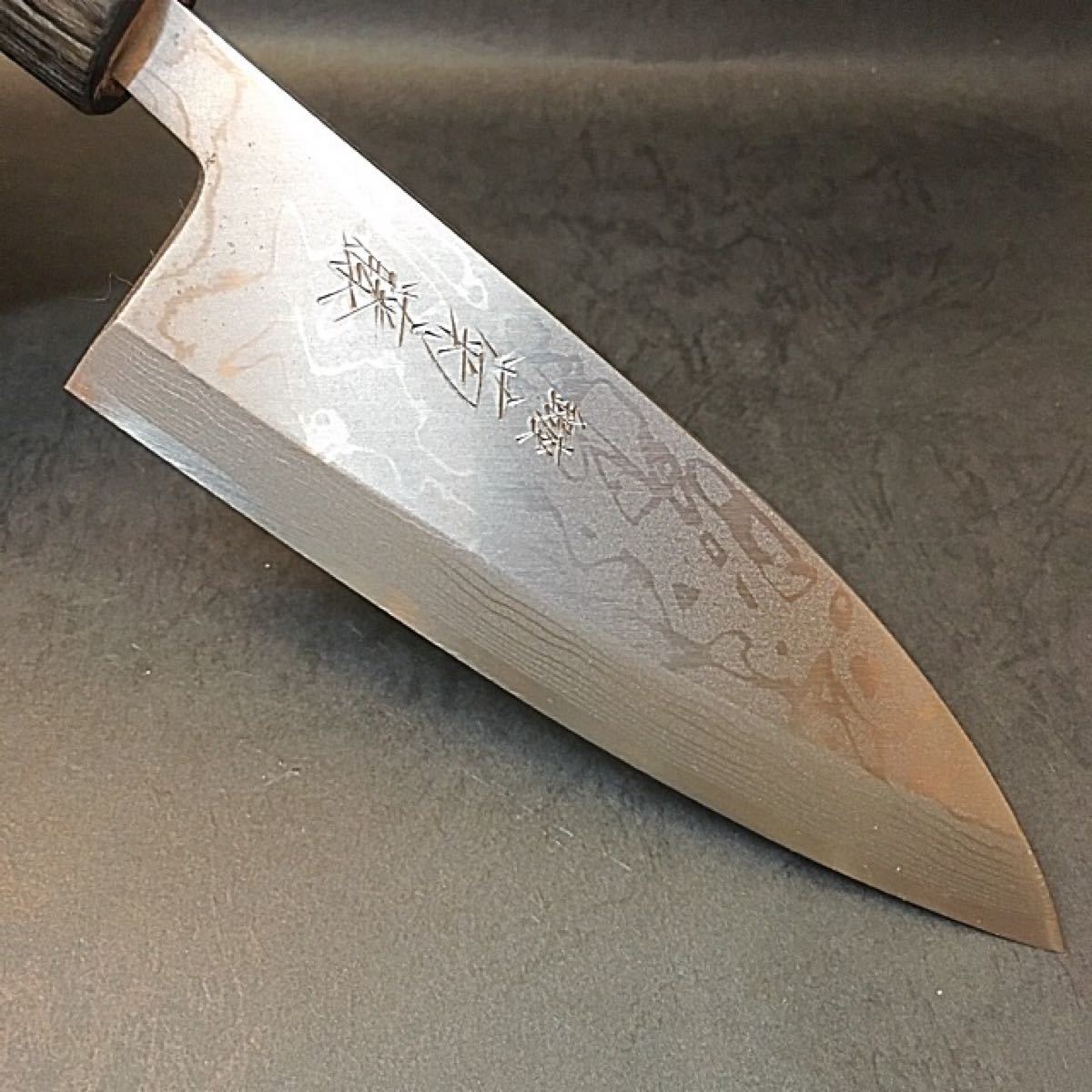 銀座 菊藤 銀龍 出刃包丁 150ミリ 積層白二鋼 銀座 菊藤 銀龍 出刃包丁 150ミリ 積層白二鋼