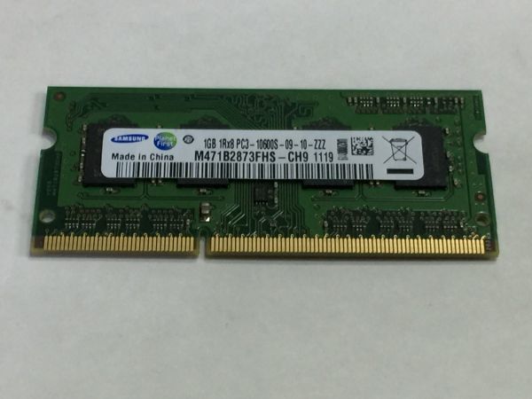 1. Fujitsu FMV LIFEBOOK P770/B for CPU fan memory PC3-10600S 1GB SAMSUNG CP478386-1 YA45M 1-3
