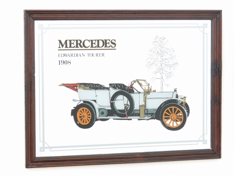  Vintage pab mirror MERCEDES( Mercedes )EDWARDIAN TOURER A-4364-22