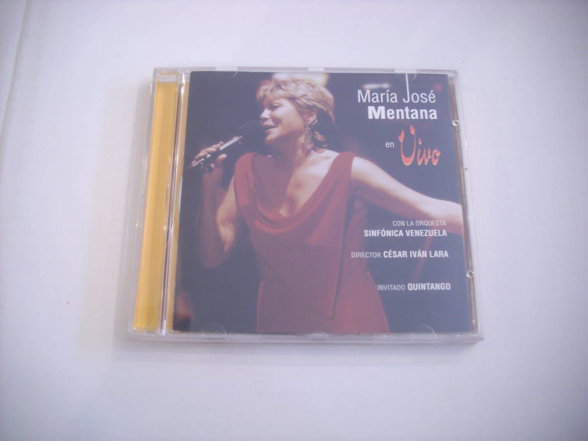 ●CD　MARIA JOSE MENTANA / EN VIVOマリア・ホセ・メンターナ ライブ 2001年 タンゴ_画像1