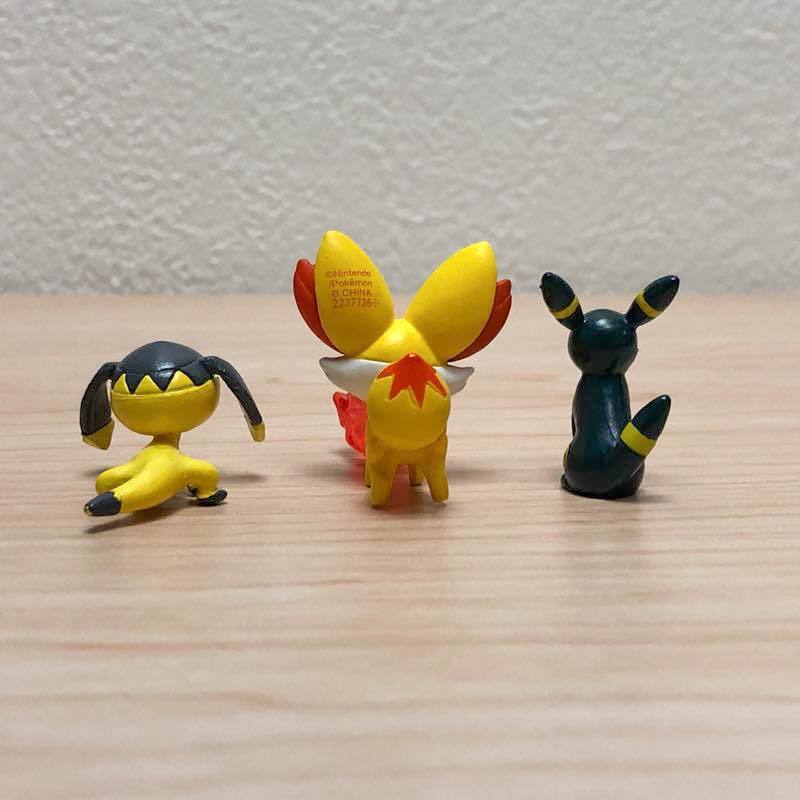 ポケモン モーションギャラリー フォッコ ゲットコレクションズ エリキテル ブラッキー 3体セット_画像3