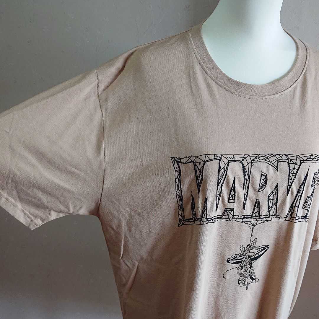 新品未使用 MARVEL スパイダーマン 半袖 Tシャツ 4L 3XL 大きいサイズ 立体 刺繍 オーバーサイズ ビッグシルエット ボックスロゴ_画像2
