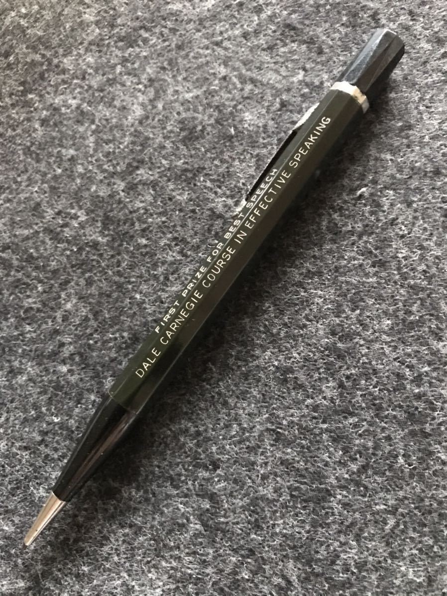  Vintage VINTAGE Vintage rotary .. car - pen autopoint 10 square shape FIRST PRIZE FOR BEST SPEECH mechanical pen sill USA that time thing 