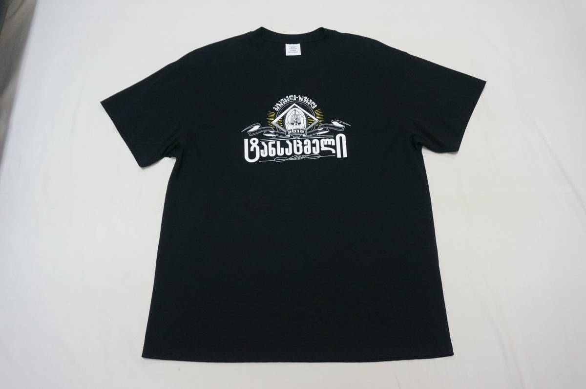 ヴェトモン 19SS Tシャツ ブラック 黒 リステア 国内正規品 トップス T