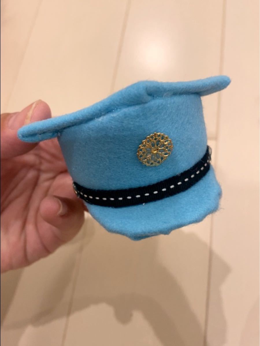 ラブパトブルー好き後ろが選べるミニ警察ポリス帽子　コスプレ衣装プレゼントに