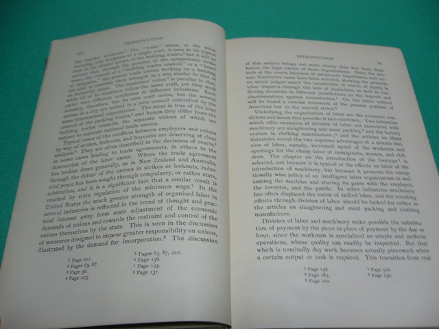 ☆J.R.Commons(序文・編）: TRADE UNIONISM & LABOR PROBLEMS 労働組合主義と労働問題/コモンズ_画像3