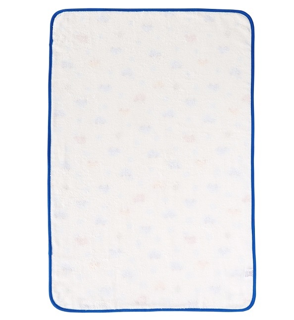  prompt decision![ Miki House ] new goods unused!mikihouse 60×90. holder attaching portable towelket goods for baby made in Japan automobile pattern color : blue 