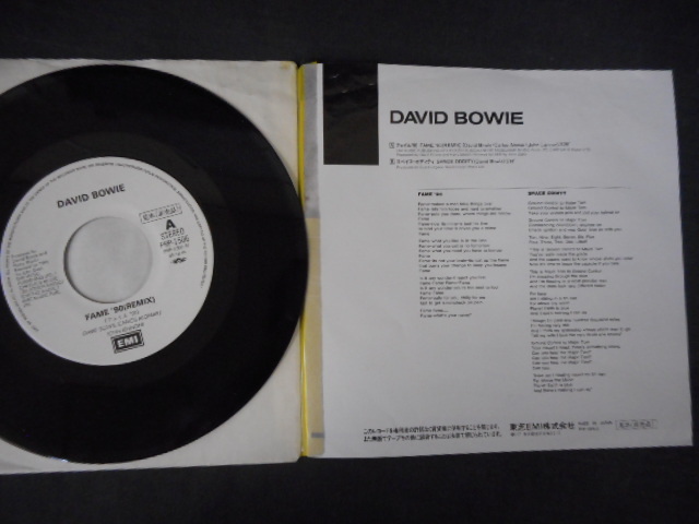 9720【EP】デヴィッド・ボウイ DAVID BOWIE／FAME '90 フェイム'90／スぺイス・オディティ／プロモ盤　非売品　PRP-1506_画像2