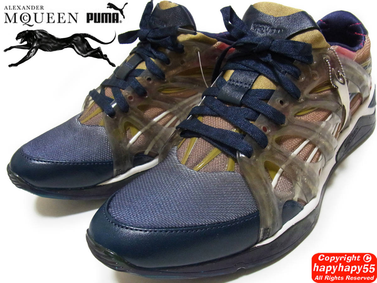 驚きの価格 26cm◇アレキサンダー SPORT RIBCAGE PUMA McQUEEN 新品未