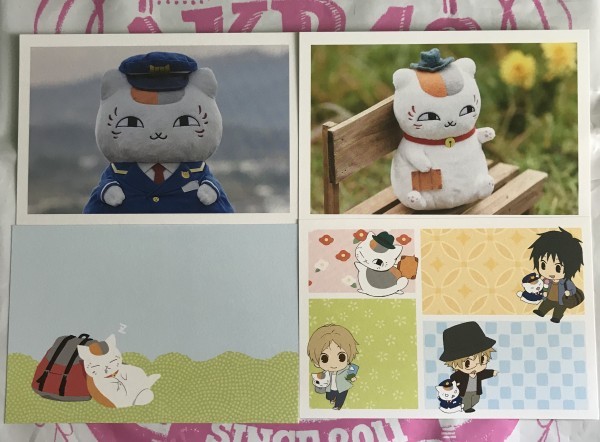 ポストカード全4種　一番くじ購入特典　夏目友人帳～ニャンコ先生と春の旅～
