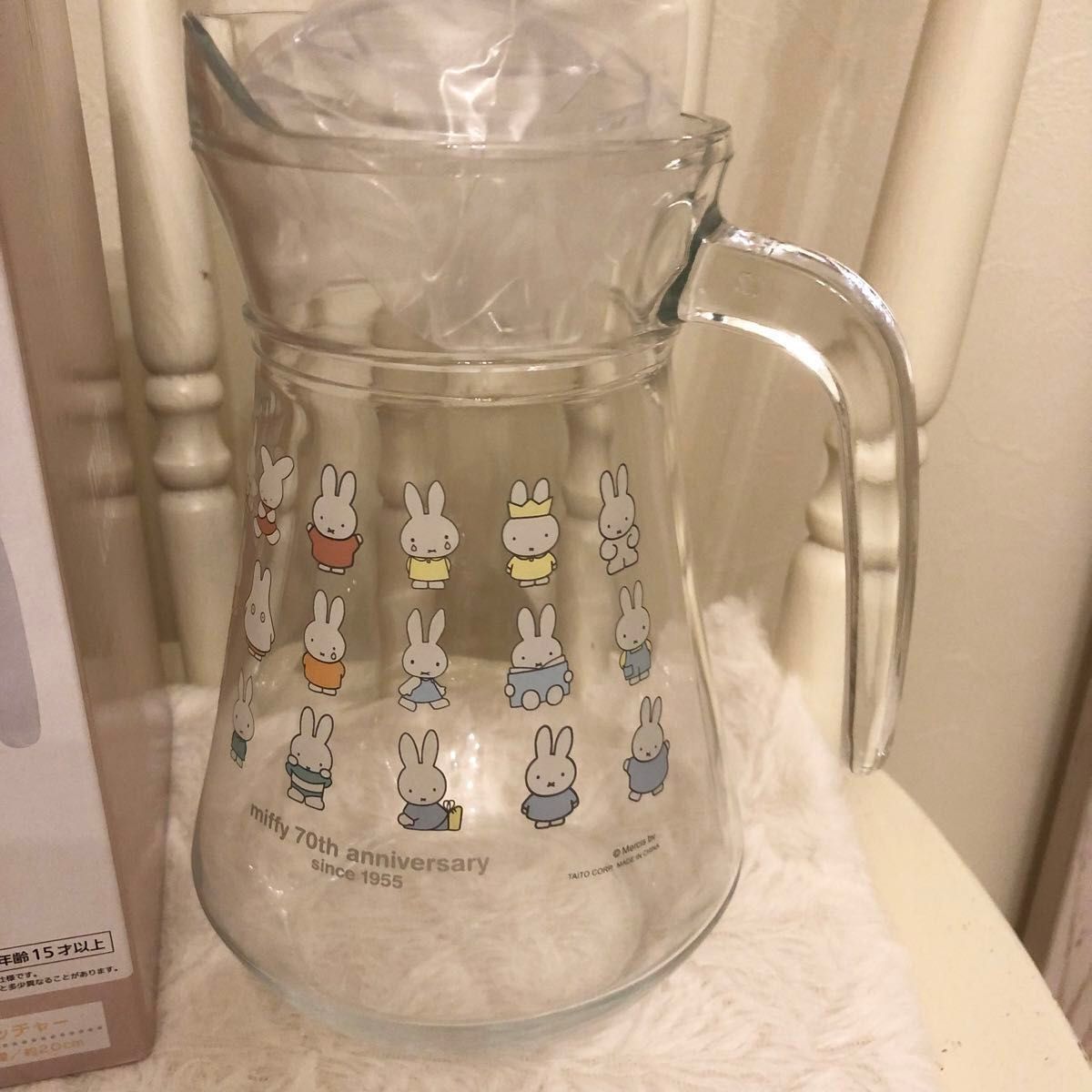 ABCDEF賞 ピッチャー プレート グラス タイトーくじ ミッフィー ABCDEF賞 ピッチャー プレート グラス タイトーくじ ミッフィー