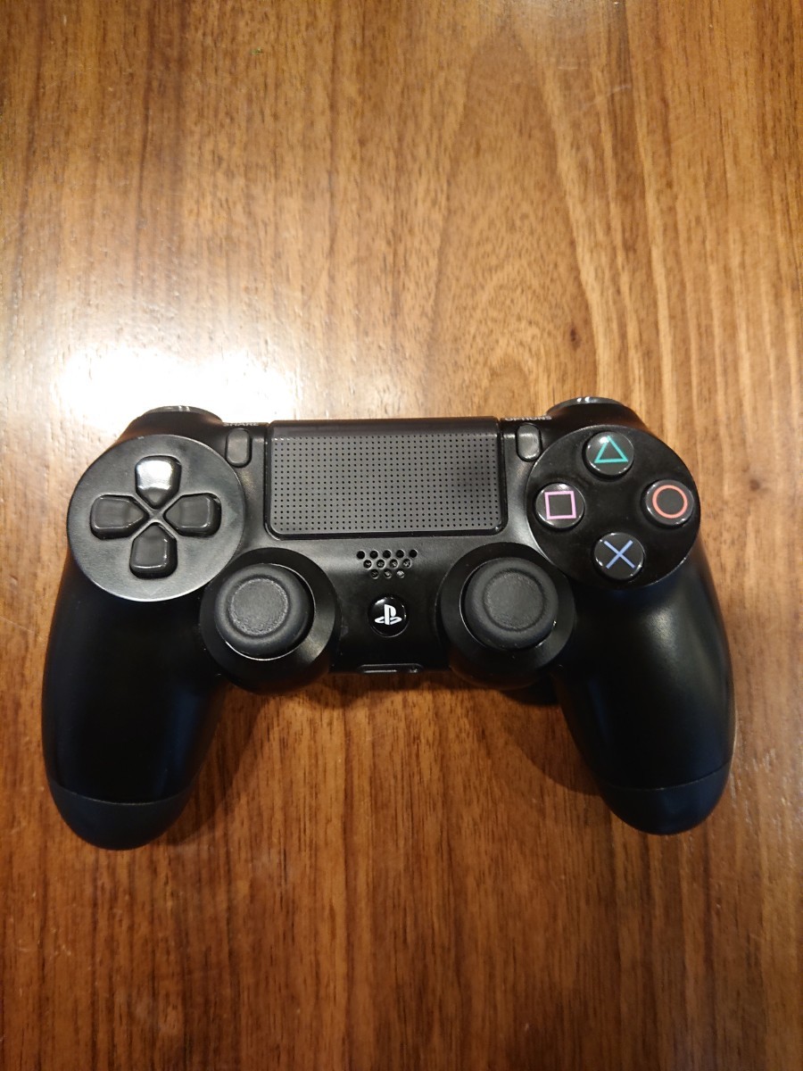 PS4 ワイヤレスコントローラー DUALSHOCK4 ジェットブラック 純正