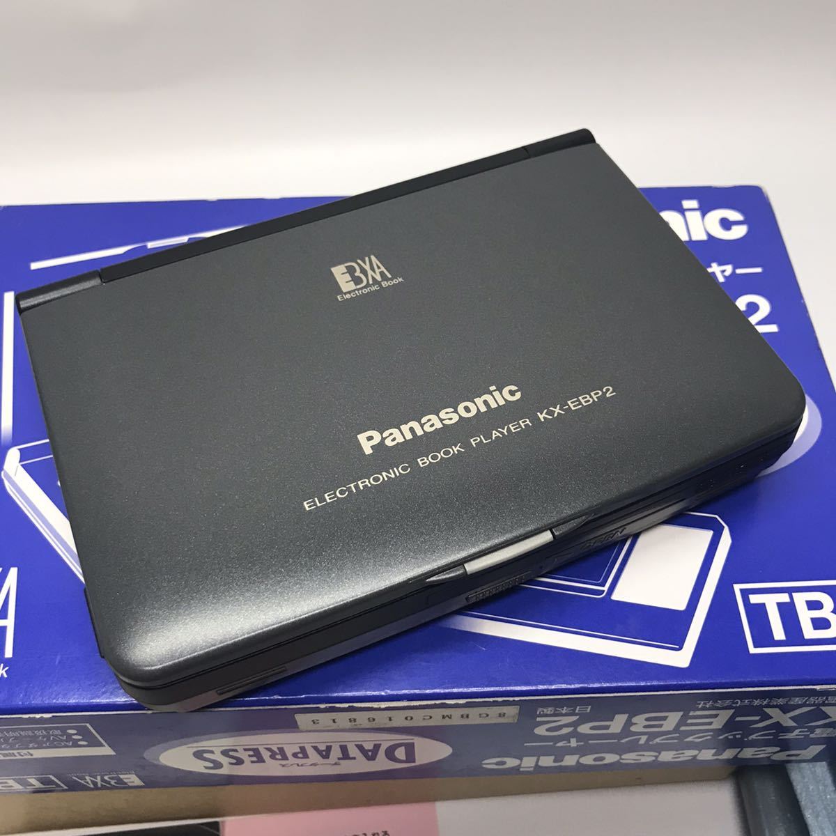 [ б/у * прекрасный товар ] Panasonic Panasonic электронный книжка плеер серый KX-EBP2 DATAPRESS данные Press EBXA электризация проверка 