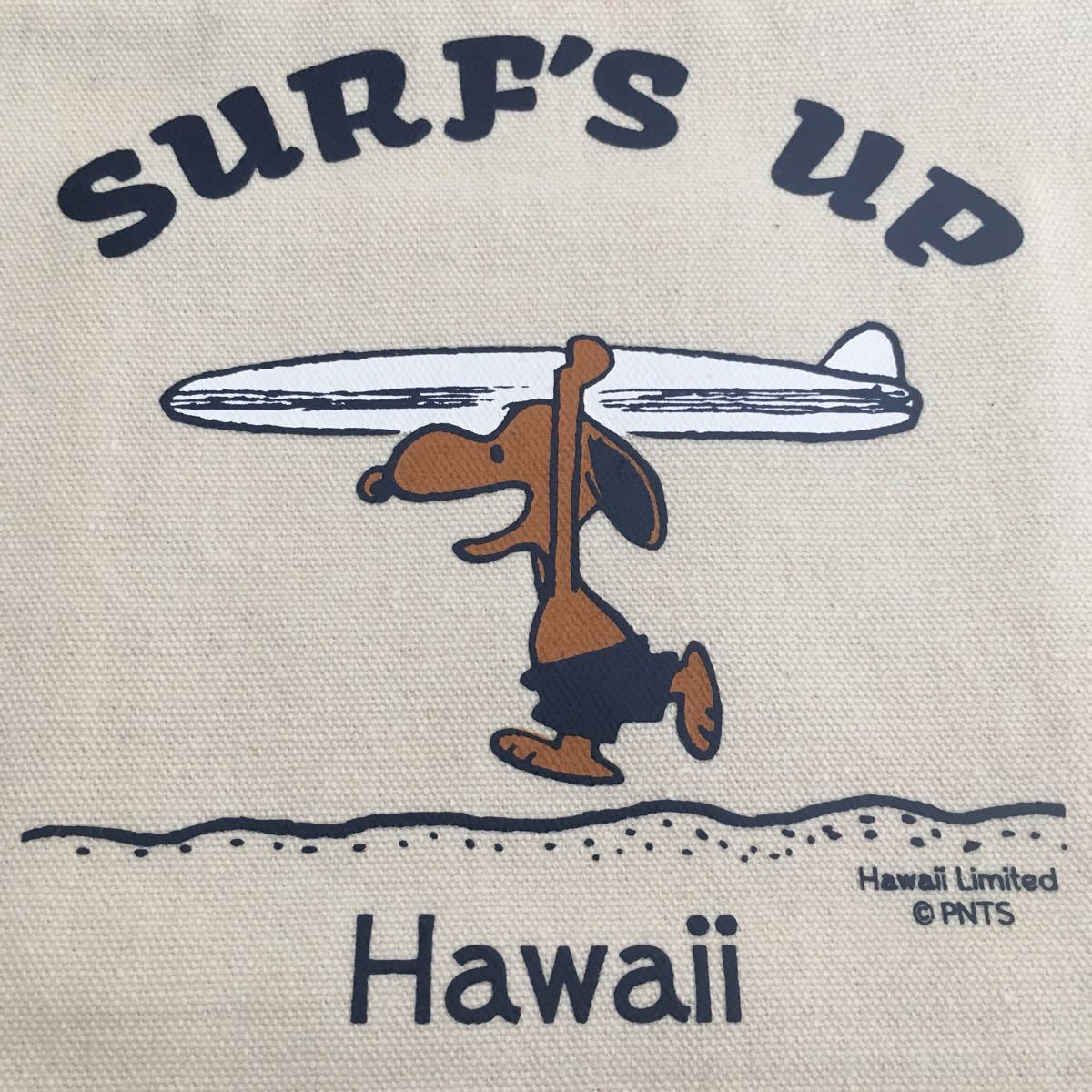 Paypayフリマ ハワイ限定 モニホノルル 日焼けスヌーピーsurf S Up ハンドバッグポーチ