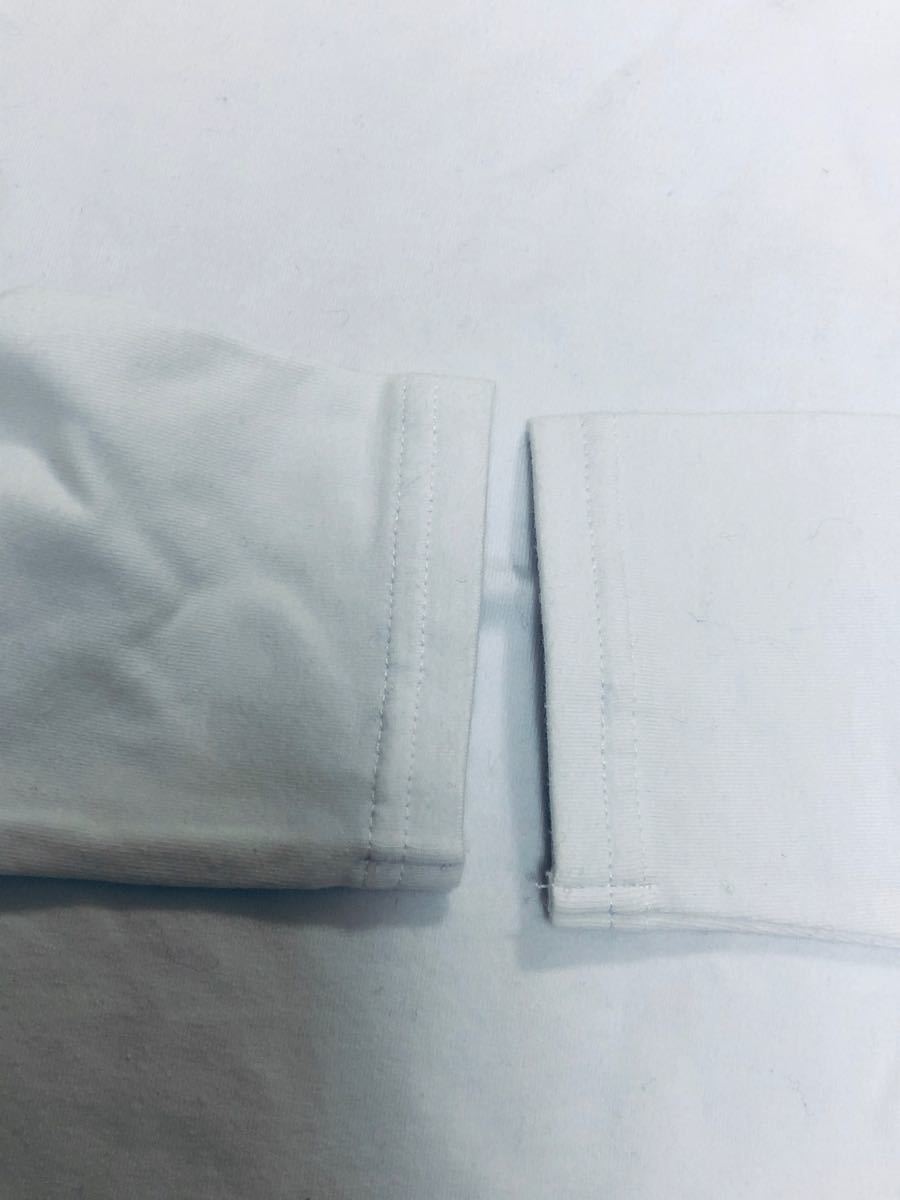 エモダ    長袖Tシャツ　カットソー　ショート丈　真っ白　新品タグ付
