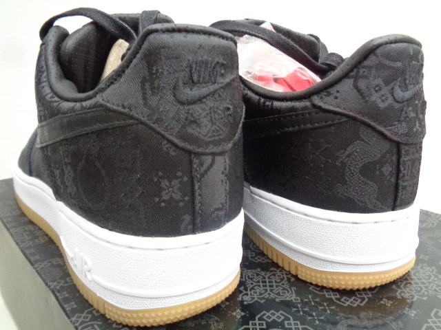 即決 27.5cm 新品未使用 NIKE AIR FORCE 1 /CLOT FRGMT BLACK US9.5 クロット ナイキ エアフォース1 ブラック 黒 CJ3986-001 国内正規品_画像3