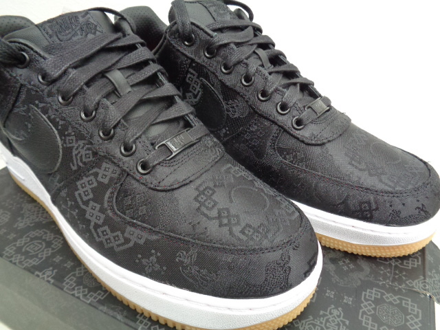 即決 27.5cm 新品未使用 NIKE AIR FORCE 1 /CLOT FRGMT BLACK US9.5 クロット ナイキ エアフォース1 ブラック 黒 CJ3986-001 国内正規品_画像5