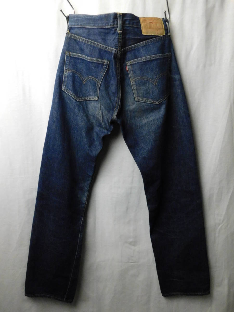 Levis リーバイス 501E 大文字 501 ビッグE デニムパンツ 色落ち ヒゲ落ち 色落ち29/34_画像4