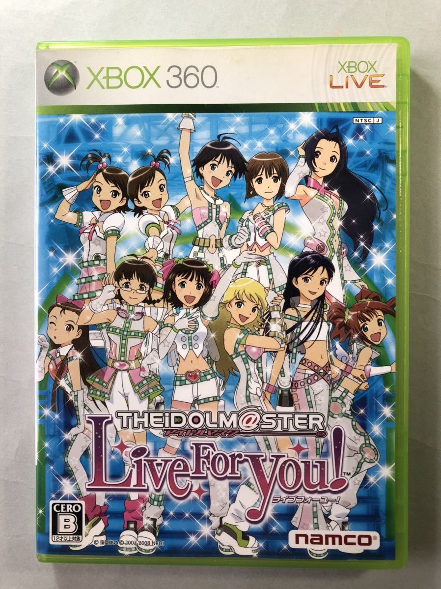 アイドルマスター　ライブフォーユー！XBOX360ソフトMicrosoft バンダイナムコゲームス_画像1