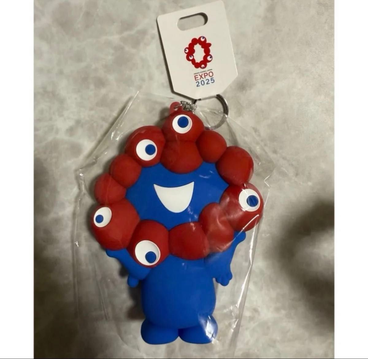 ミャクミャク シリコンポーチ キーホルダー キーリング 大阪万博