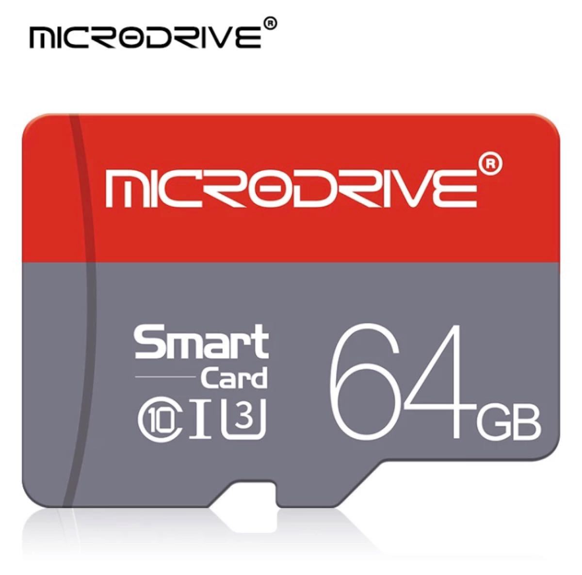 microSD マイクロ SDカード 64GB class10+SD変換付1枚
