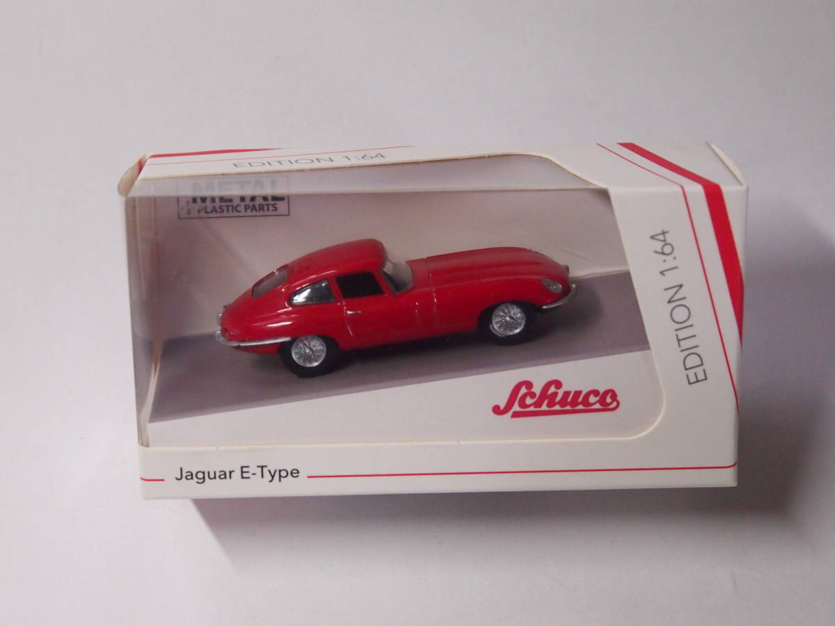 Schuco シュコー 1/64 Jaguar ジャガー E-Type (Red)_画像1