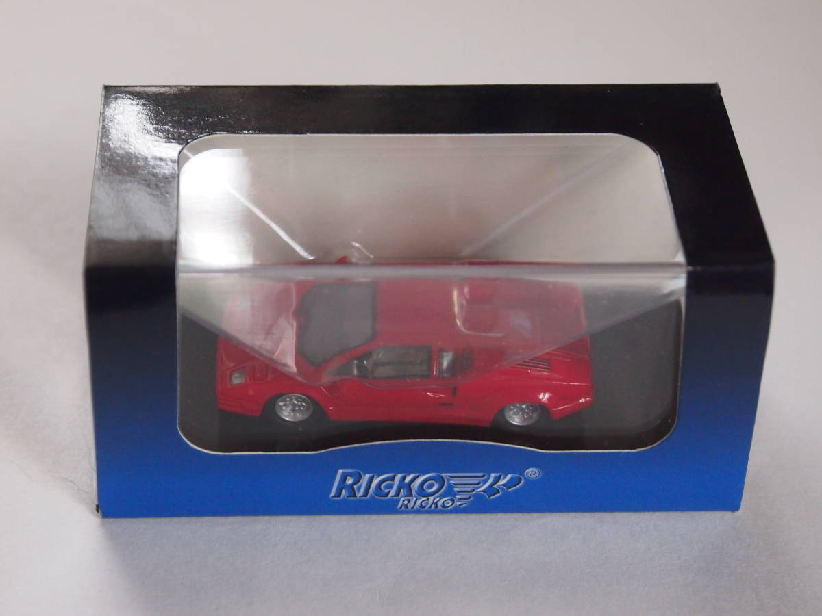 Ricko 1/87 Lamborghini Countach 25th Anniversary red 国内入手困難品_画像4