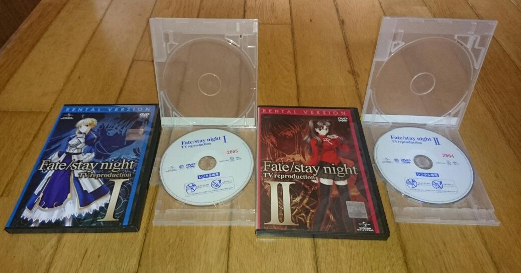 「アニメ・DVD2巻」　Fate/stay night フェイト ステイナイト TV reproduction I&II 2巻　レンタル落ちDVD_画像3