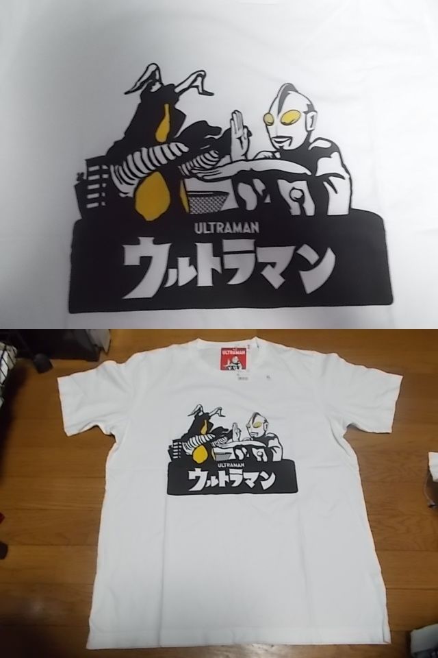 新品 ウルトラマン ゼットン コラボ Tシャツ XL 円谷プロ 特撮 uniqlo ユニクロ 白_画像1