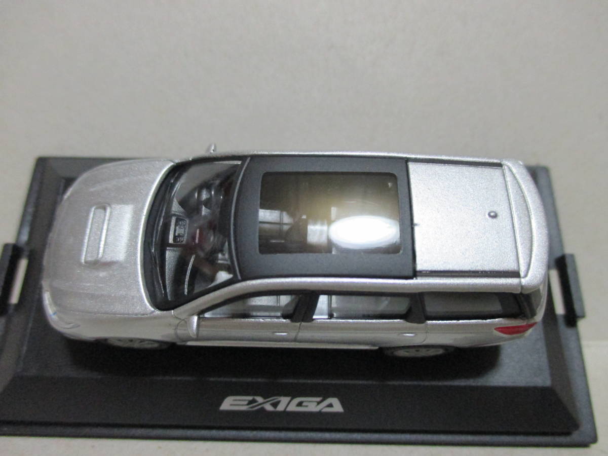 非売品 1/64 スバル エクシーガ 2.0GT シルバー 銀 YA5 オフィシャルミニカー カラーサンプル 色見本 ディーラー特注 販促品 SUBARU EXIGAの画像9