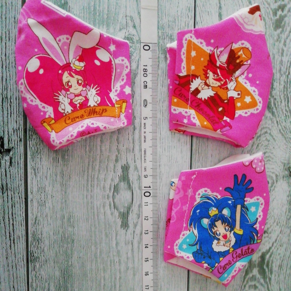 在庫ラスト　ハンドメイド　プリキュア　３枚セット