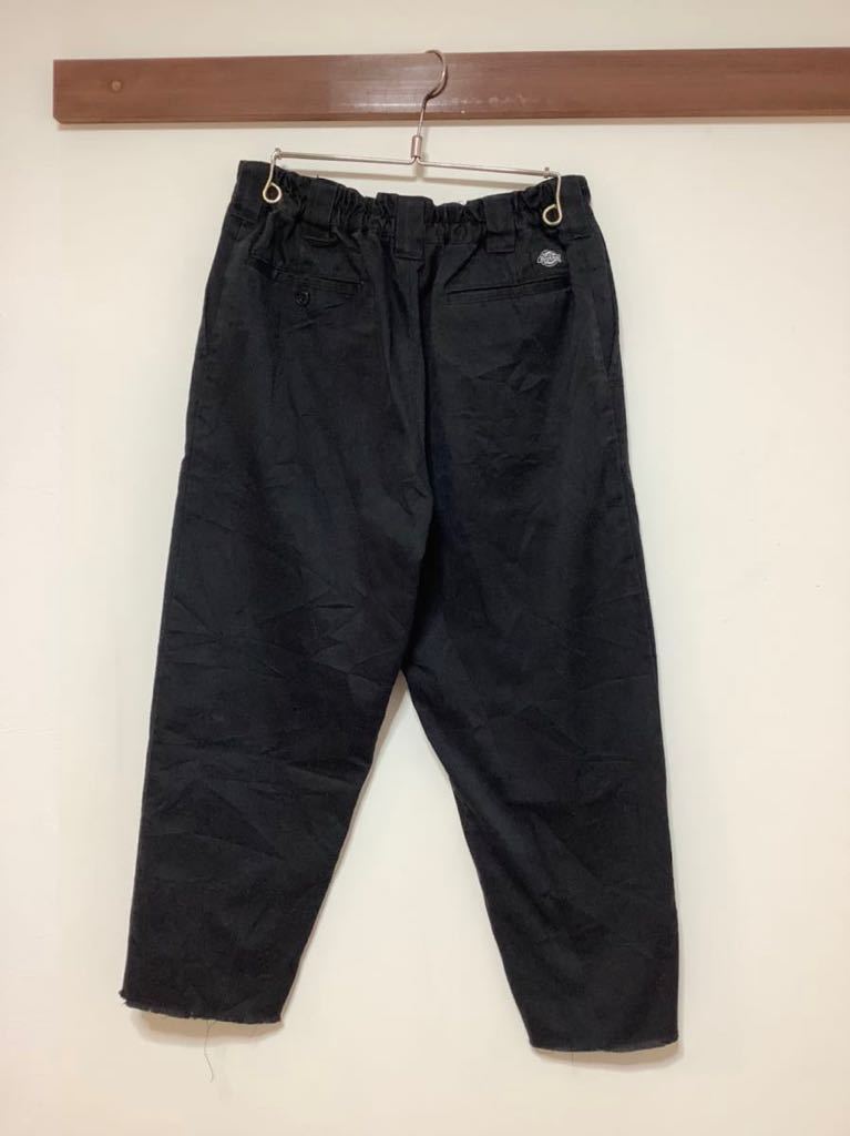 K-643 Dickies ディッキーズ ニコアンド カラーパンツ M ブラック カットオフ_画像2