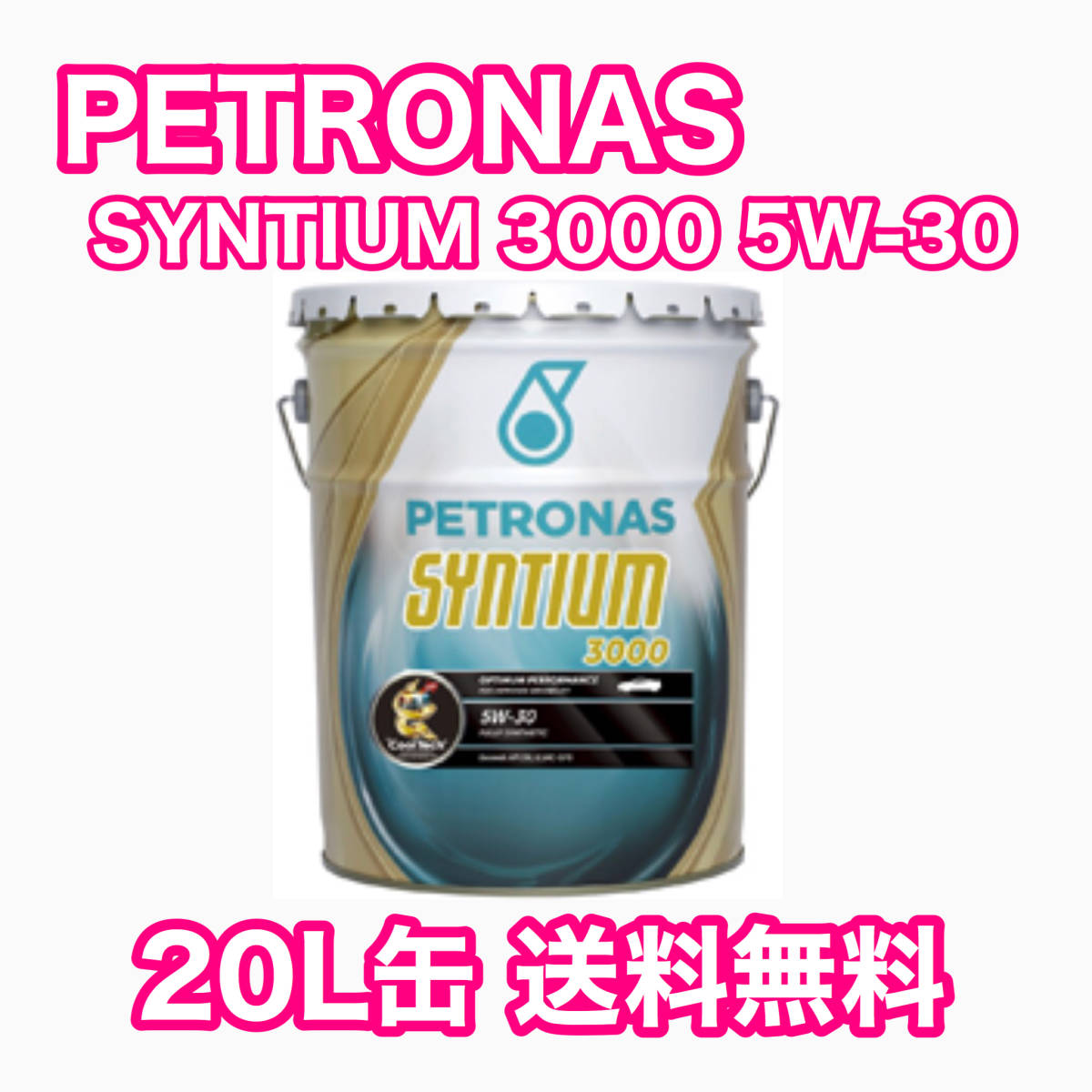 PETRONAS SYNTIUM 3000 5W-30 20L 送料無料 ペトロナス