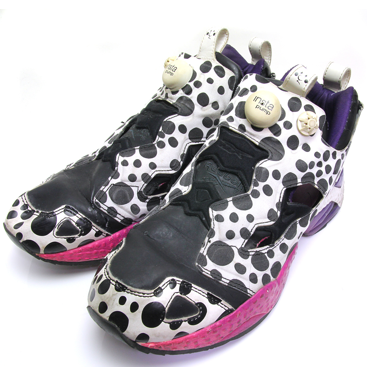 上質で快適 リーボック WATANABE JUN FURY PUMP REEBOK ドット 水玉
