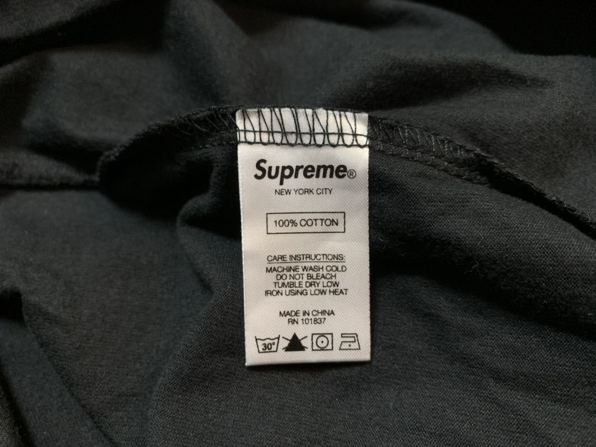 L Supreme Small Box Logo Tee Black Large シュプリーム スモール ボックスロゴ ボックス ロゴ Tシャツ 半袖 ブラック 黒 中古2