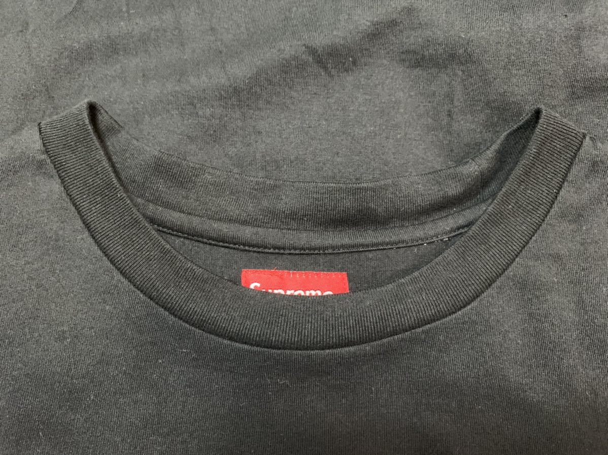 L Supreme Small Box Logo Tee Black Large シュプリーム スモール ボックスロゴ ボックス ロゴ Tシャツ 半袖 ブラック 黒 中古2