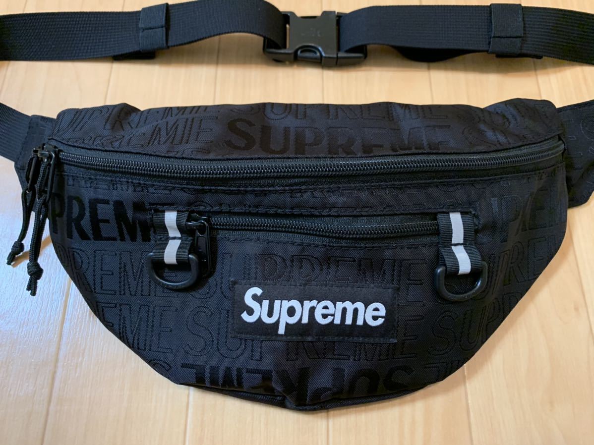 Supreme Waist Bag Black 19SS シュプリーム ウエスト バッグ ウエストバッグ バック ウエストバック かばん ブラック 黒 中古2