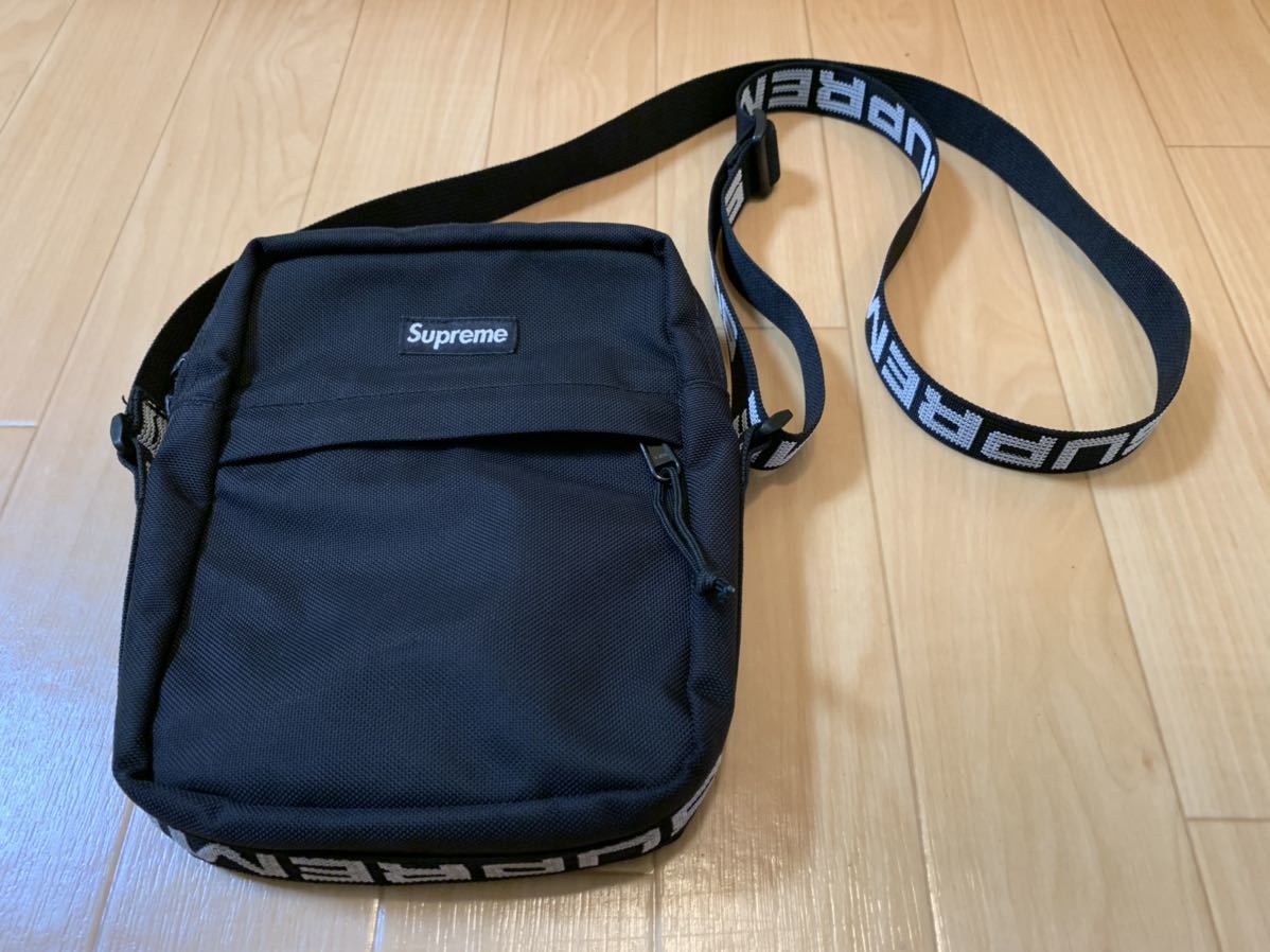 Supreme Shoulder Bag Black 18SS シュプリーム ショルダー バッグ ショルダーバッグ かばん ブラック 黒 中古2