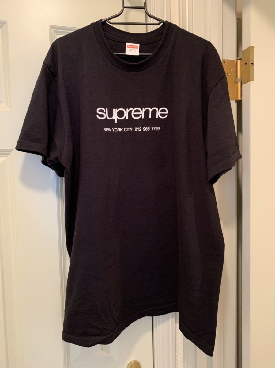 L Supreme Shop Tee Black Large 20SS シュプリーム ショップ ティー ショップティー ブラック ラージ Tシャツ 半袖 黒_画像1