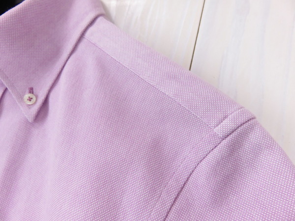  Takeo Kikuchi TAKEO KIKUCHI short sleeves shirt button down lavender color S