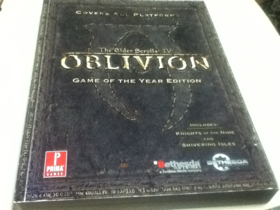 海外攻略本 オブリビオン Elder Scrolls IV: Oblivion Game of the Year: Prima Official Game Guide_画像1