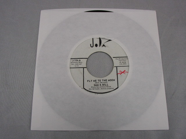 【SOUL ７”】SAM & BILL / FLY ME TO THE MOON、 TREAT ME RIGHT _画像1