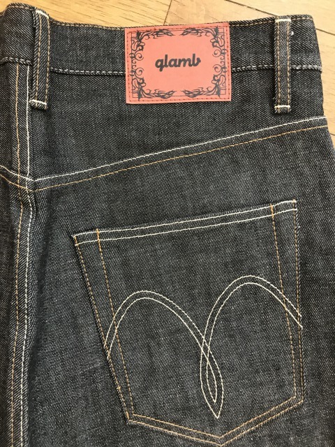 * glamb gram button fly Denim pants black navy made in Japan 1 BJBJ.I