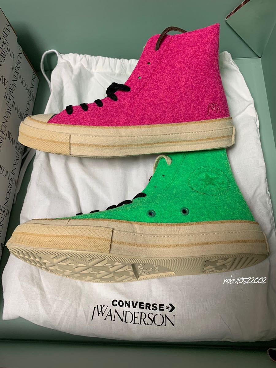 新品【 CONVERSE X JW ANDERSON 】FELT CHUCK TAYLOR 70 Hi 25.5 JW アンダーソン 70'S コンバース チャックテイラー オールスター 70 CT70_画像2