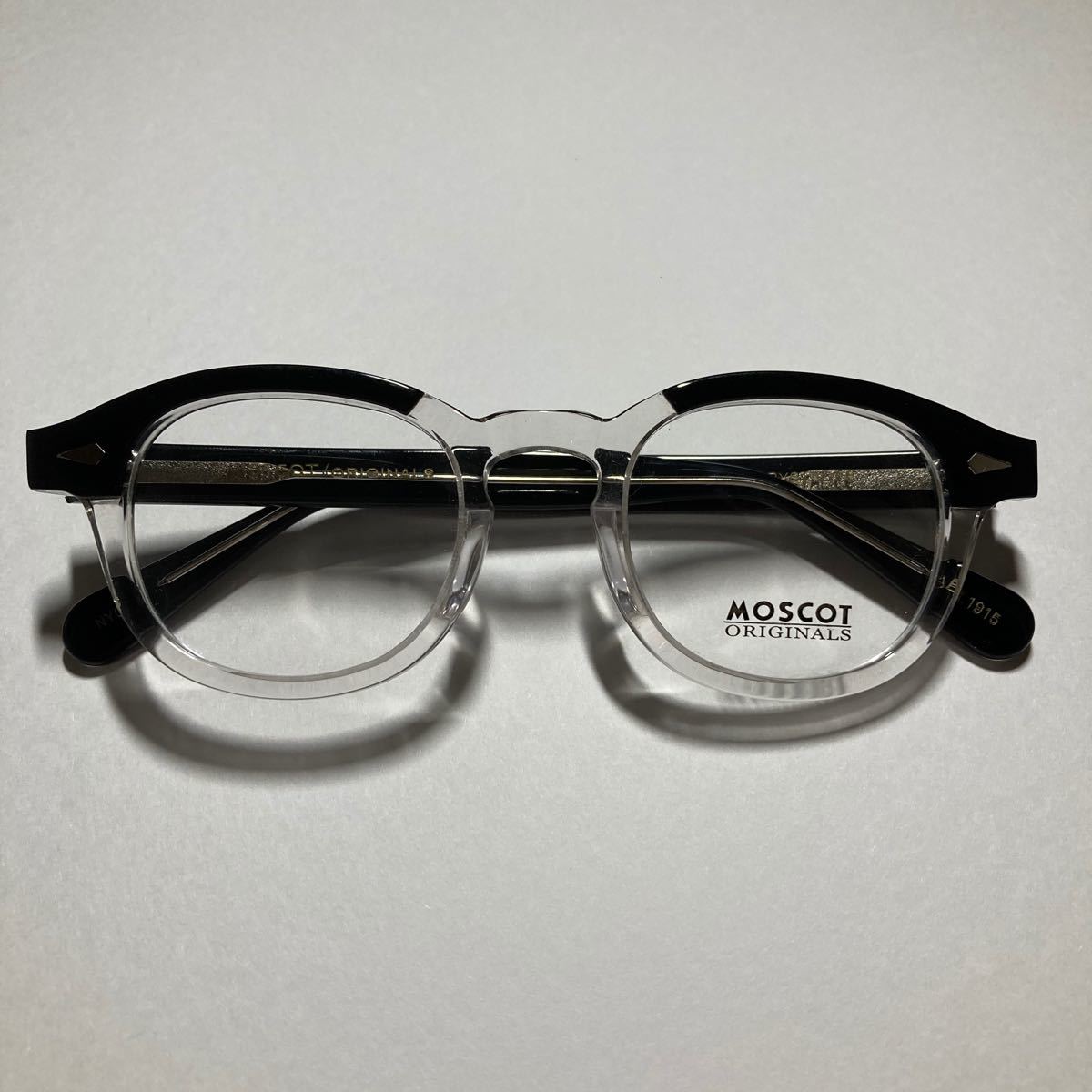 moscot モスコット レムトッシュ メガネ　眼鏡　クリアブラック