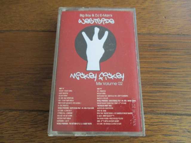 カセットテープ　BIG BOY & DJ E-MAN's/Westside mickey fickey mix vol.02　非売品_画像1