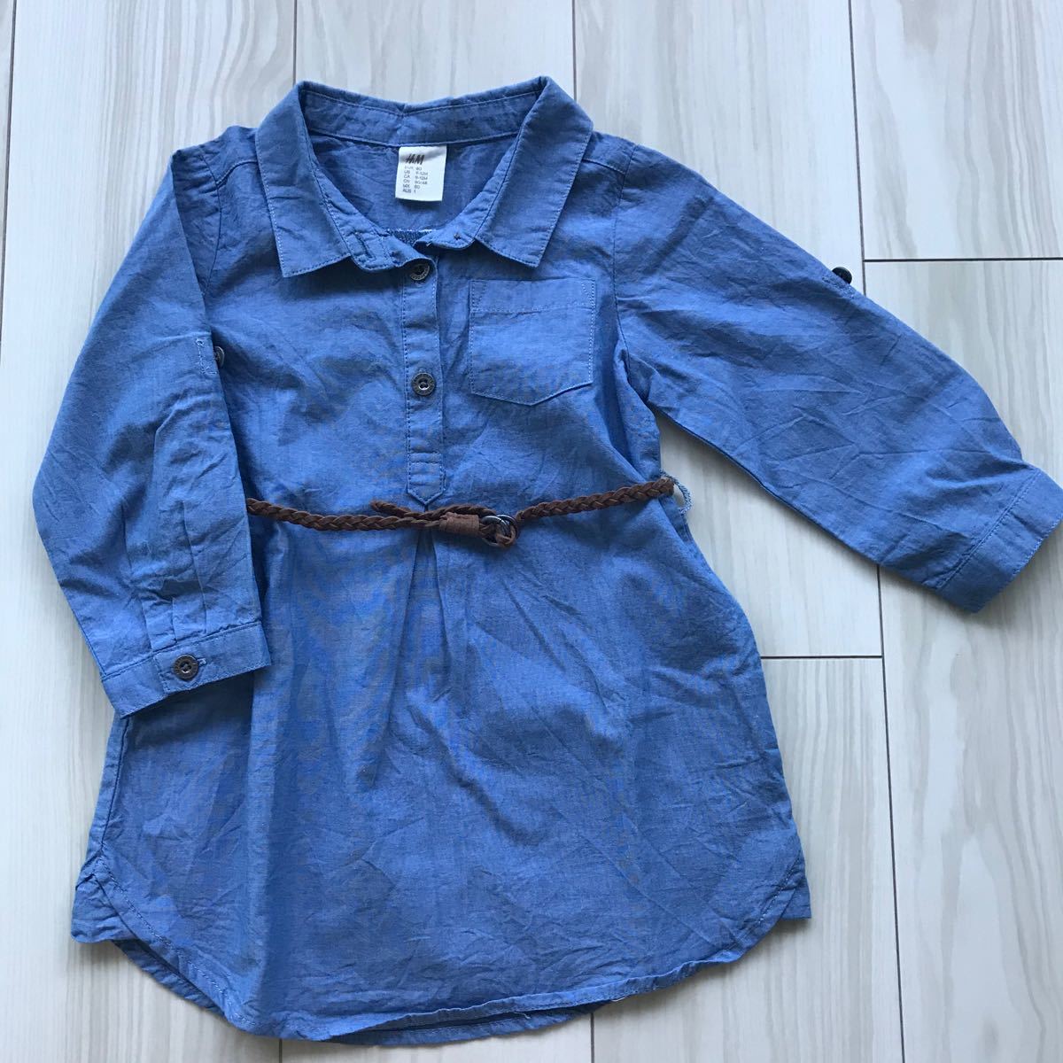 Paypayフリマ ベビー服 デニム ワンピース チュニック 80センチ H M 女の子 Paypayフリマ ベビー服 デニム ワンピース チュニック 80センチ H M 女の子
