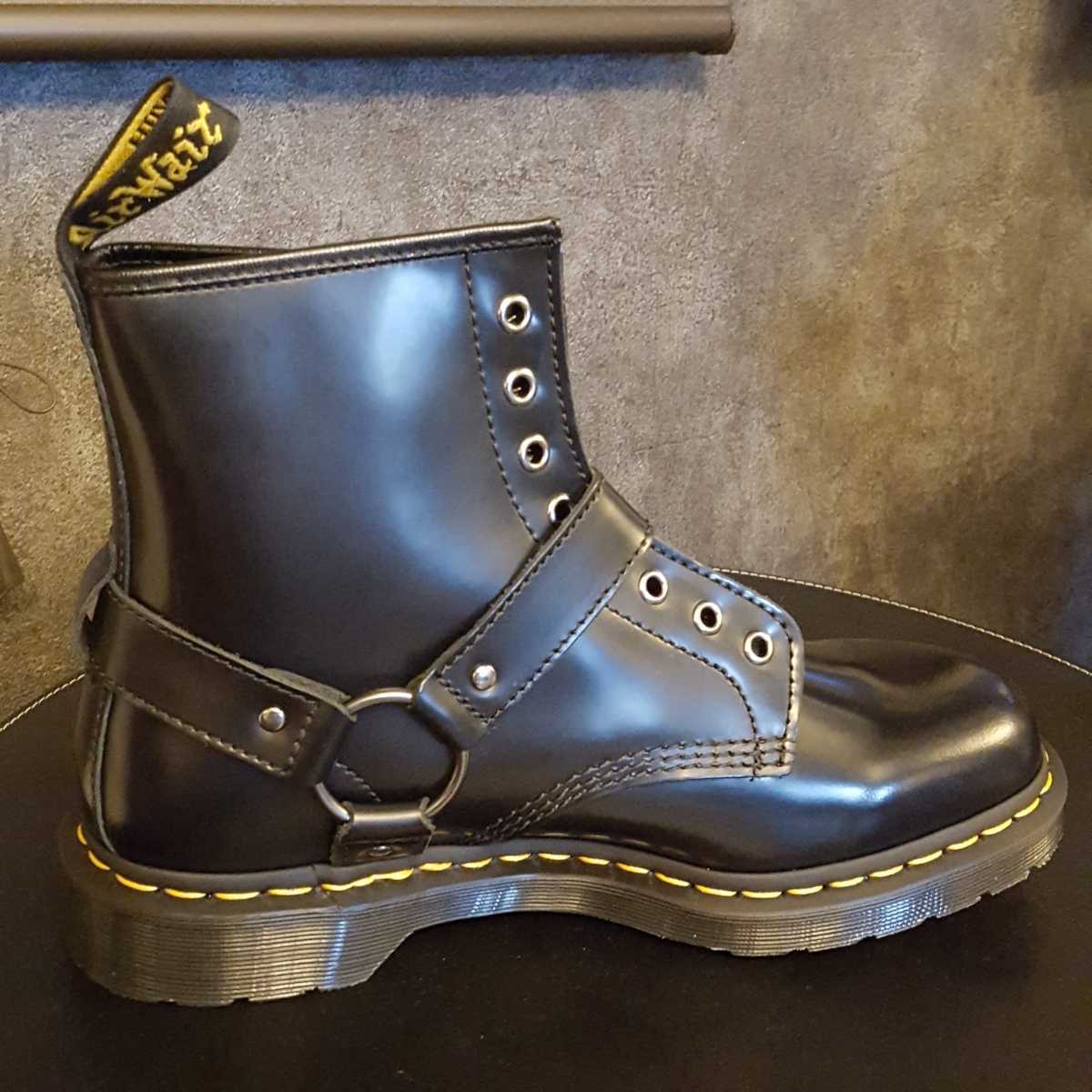 ★【新品】Dr.Martens POLISHED SMOOTH　8EYE ブーツ 1460 Harness 25163001 ブラック　靴　シューズ　27～27.5cm_画像2