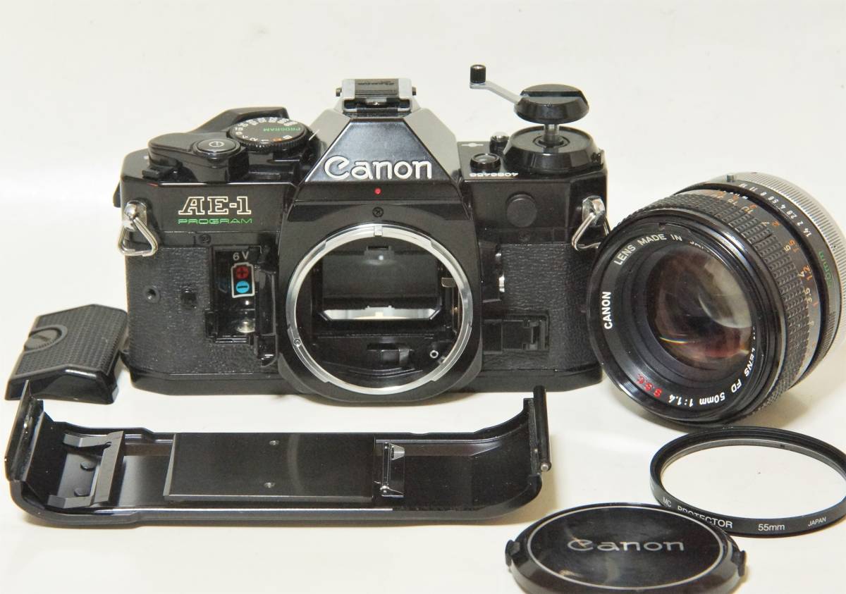 Canon AE-1P FD50mmF1.4S.S.C 標準レンスセット【動作確認済