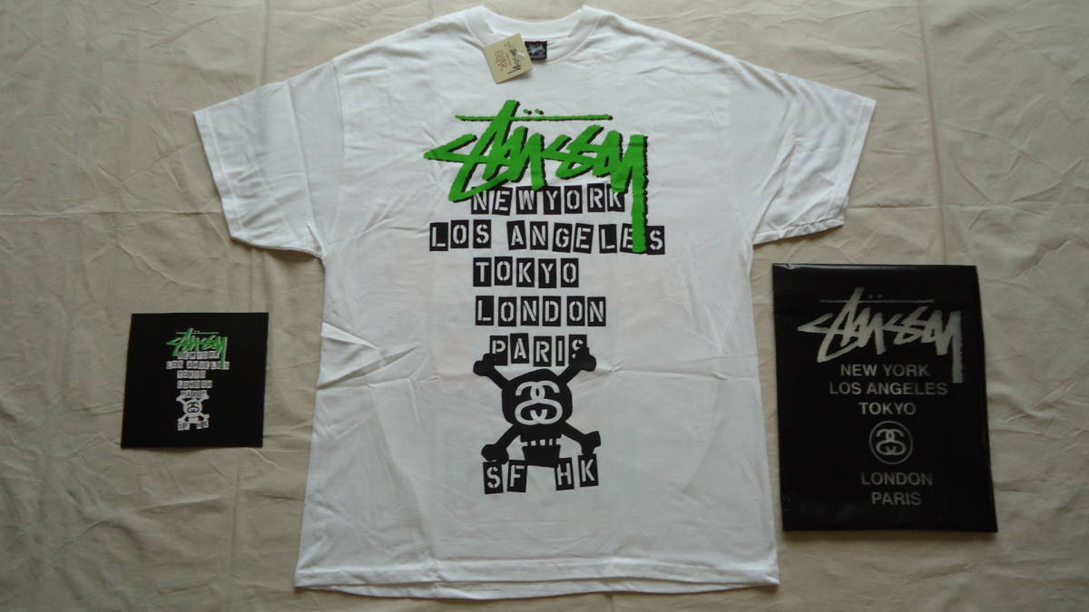 安価 ワタナベ 半袖Tシャツ ワールドツアー ステューシー XL 白 Tee 2006 LEILOW Tour World Stussy NY レターパックプラス HK SF PARIS TOKYO LONDON LA XLサイズ以上 安価 ワタナベ 半袖Tシャツ ワールドツアー ステューシー XL 白 Tee 2006 LEILOW Tour World Stussy NY レターパックプラス HK SF PARIS TOKYO LONDON LA XLサイズ以上